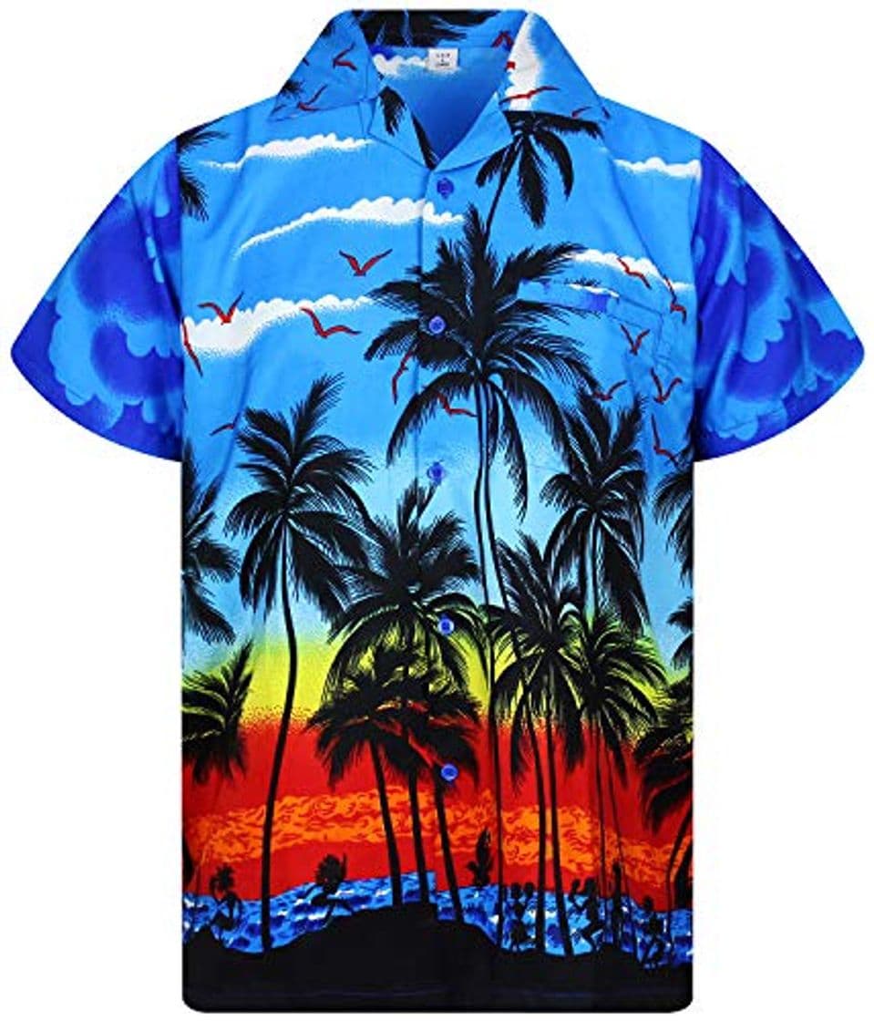 Fashion V.H.O. Funky Camisa Hawaiana