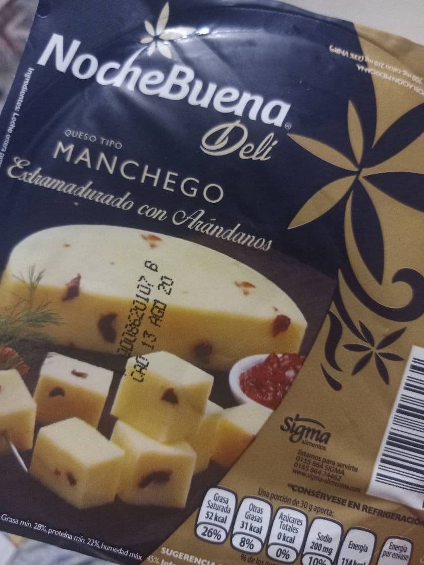 Producto Queso manchego madurado en arándanos