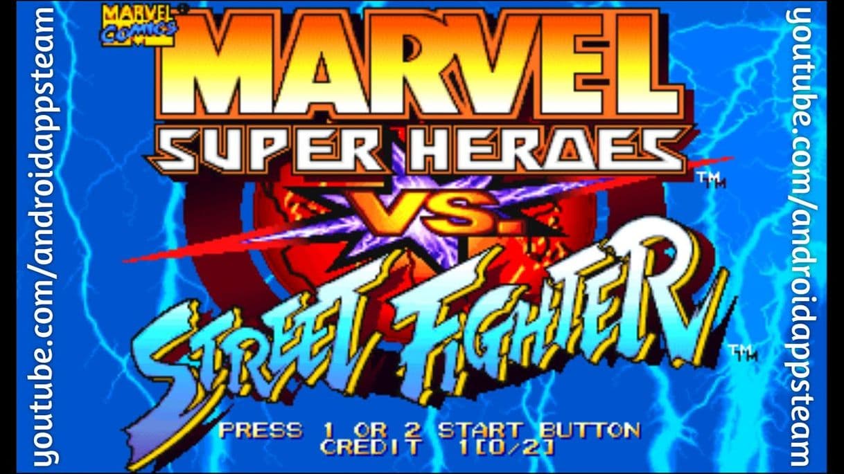 Videogames Un Videojuego. Marvel vs Street fighter