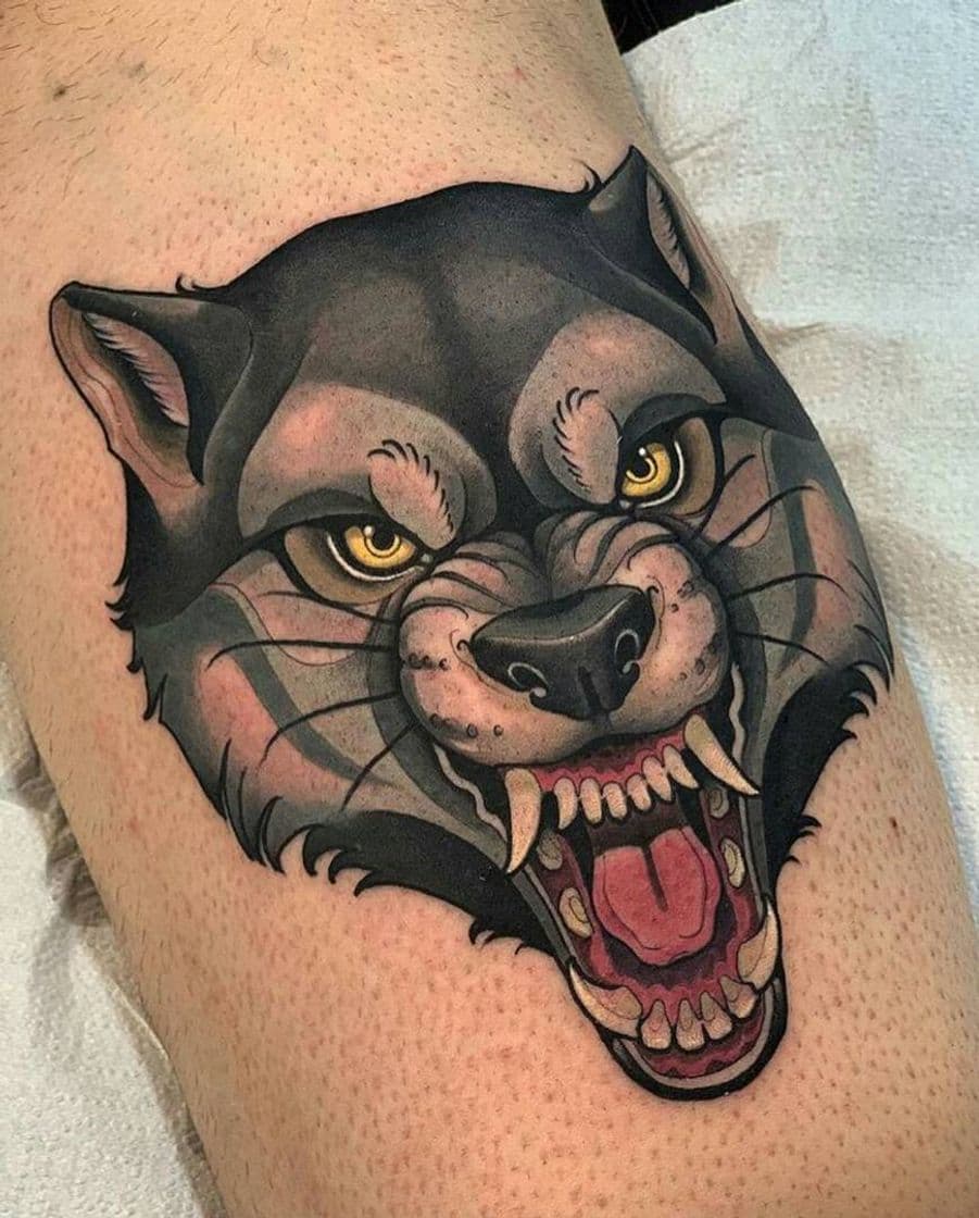 Fashion WOLF TATTOO 🐺