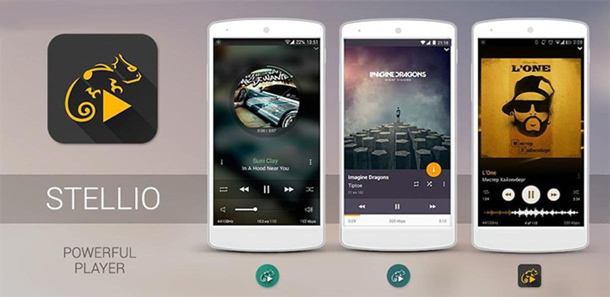 App Stellio es un reproductor de música muy completo.