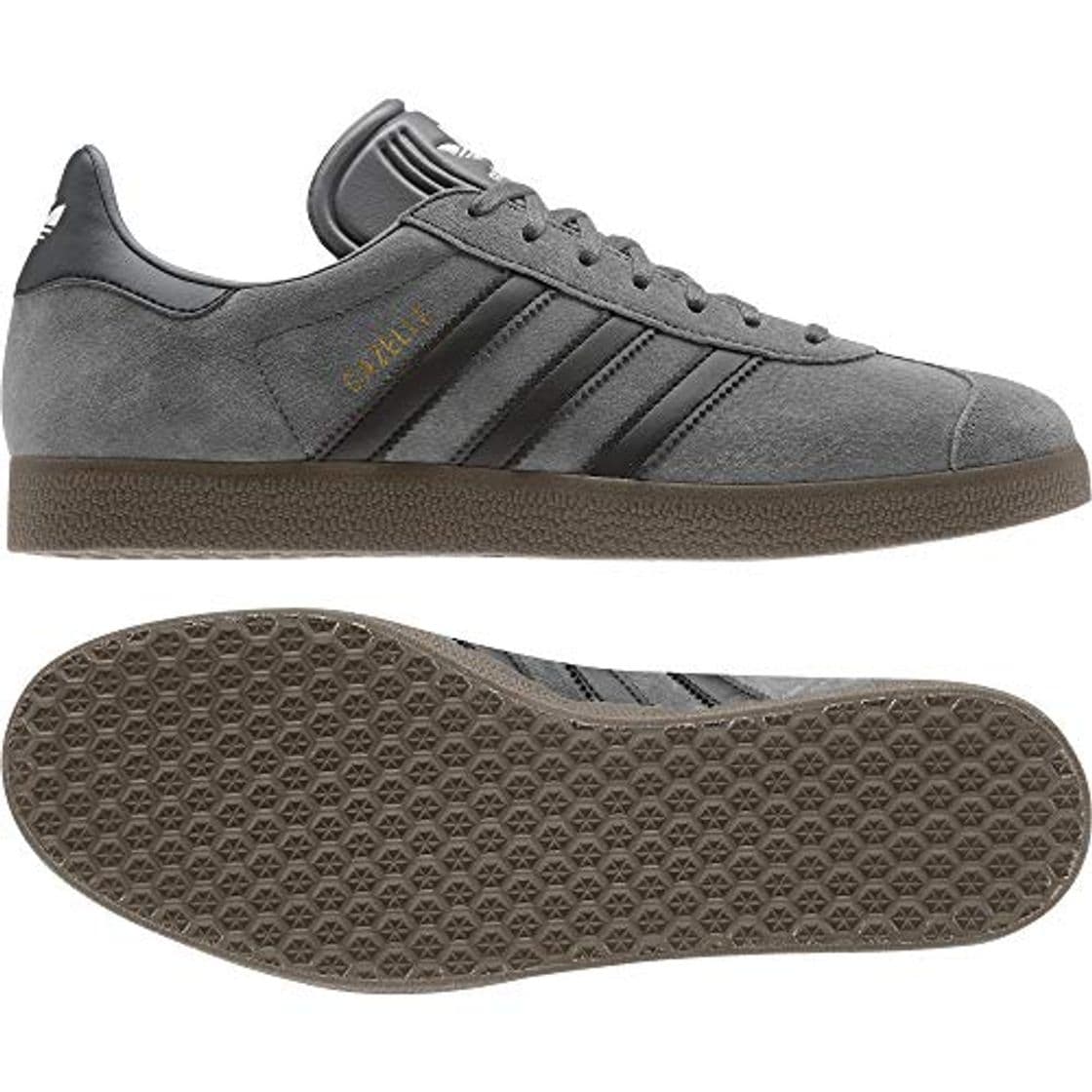 Moda adidas Gazelle, Zapatillas de Running para Hombre, Grefou Cblack Gum5, 44 2