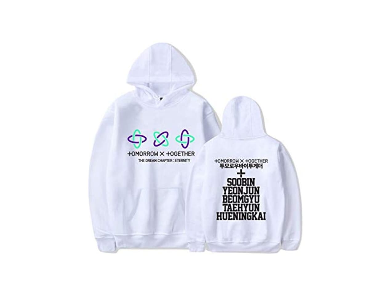 Fashion NCTCITY Unisexo Sudaderas con Capucha TXT Hombres Mujeres Abrigos Manga Larga Hoodies Pullover The Dream Chapter Eternity Impresión Tops