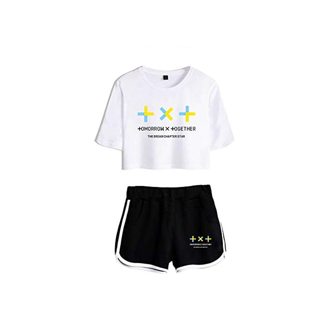 Fashion KPOP TXT Crop Tops T-Shirts