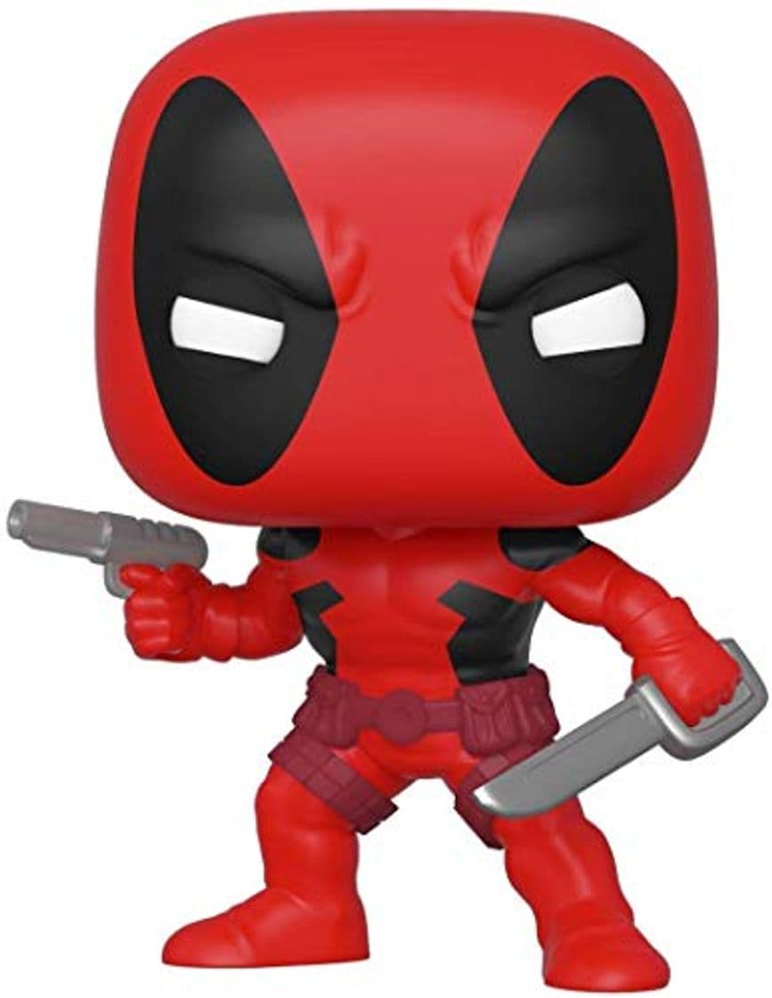 Game Funko Pop Bobble Marvel: 80th-First Appearance: Deadpool Figura Coleccionable, Multicolor