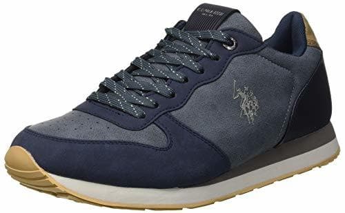 Fashion U.S.POLO ASSN. SHERIDAN3 Club, Zapatillas para Hombre, Azul