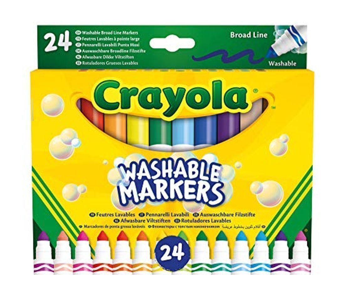 Producto 58 – 6570 Crayola 24 Rotuladores Súper Lavables Maxi Punta