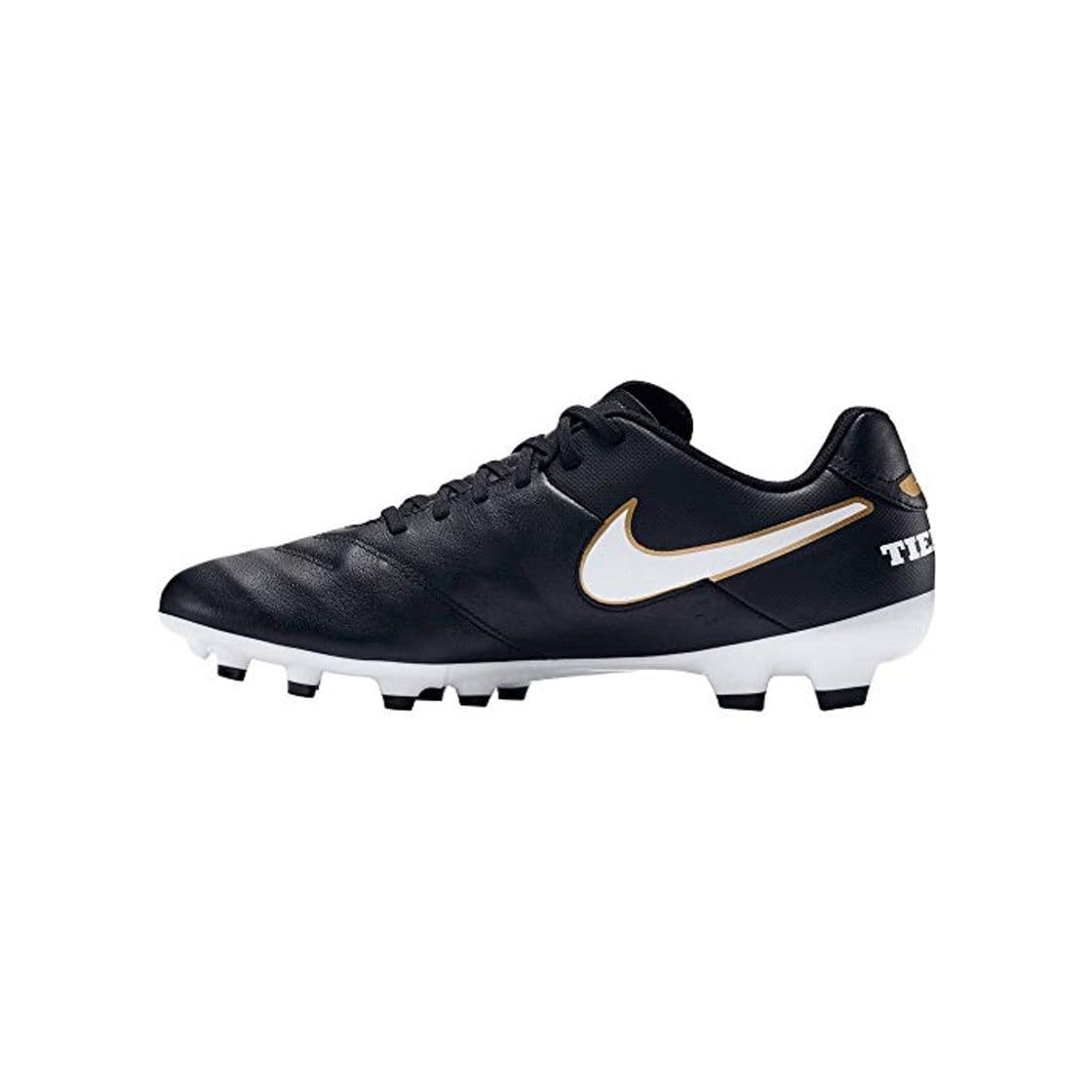 Moda Nike Tiempo Genio IILeather Fg - Botas unisex, Negro