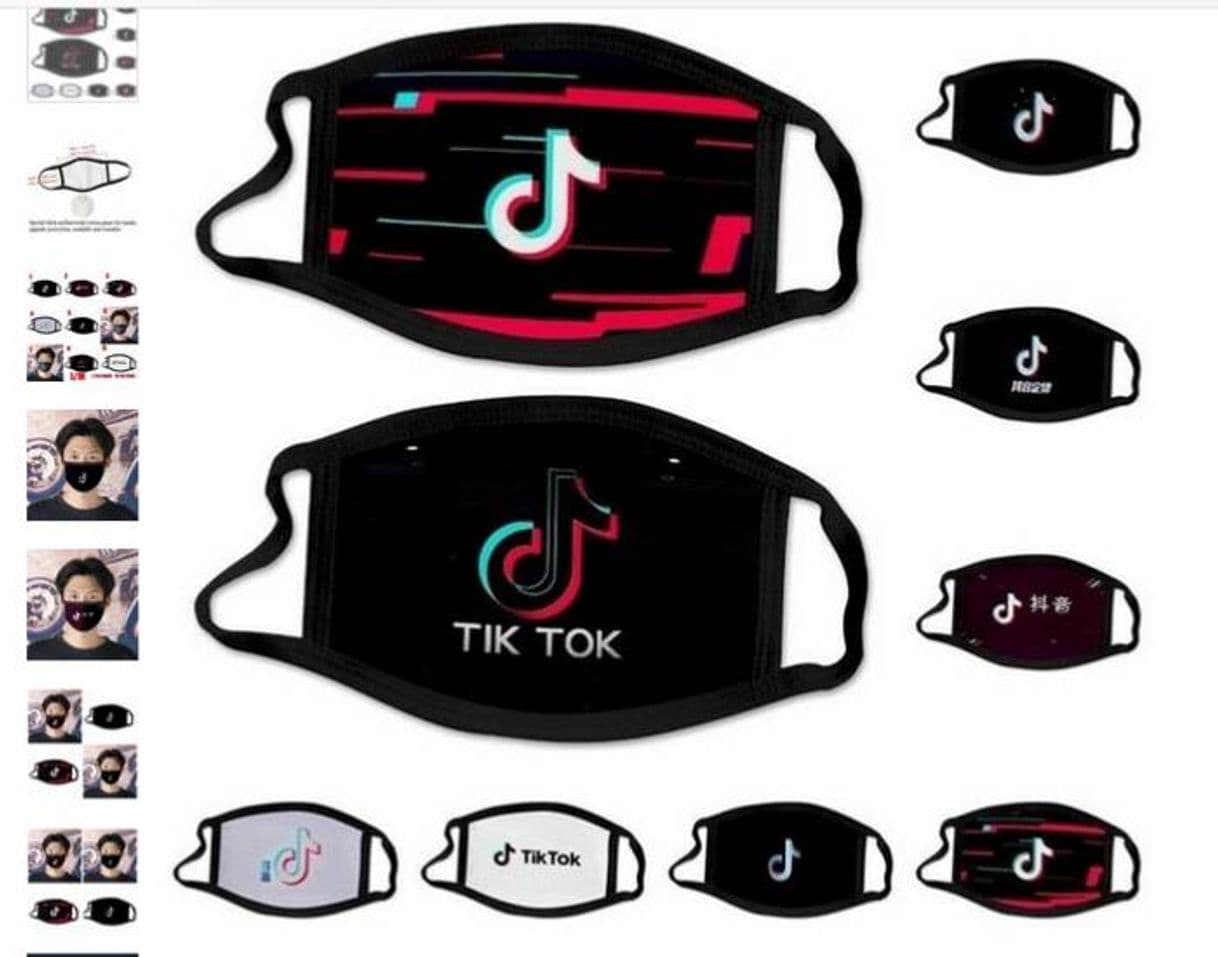 Fashion Mascarilla Unisex Tik Tok