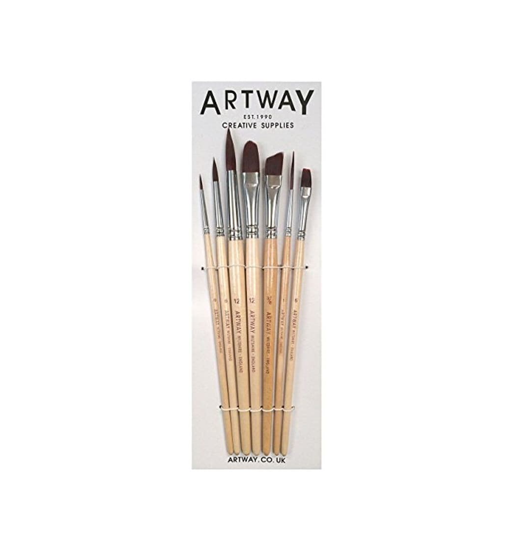 Product Artway - Set de 7 pinceles de pintura - Redondos