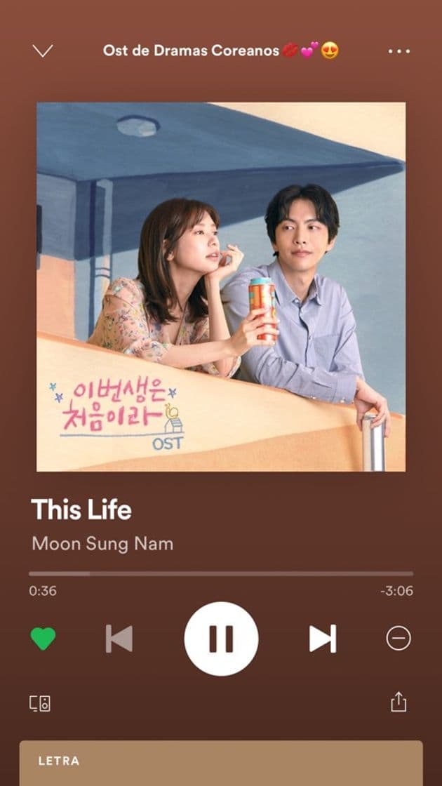 Canción This life MOON SUNG NAM