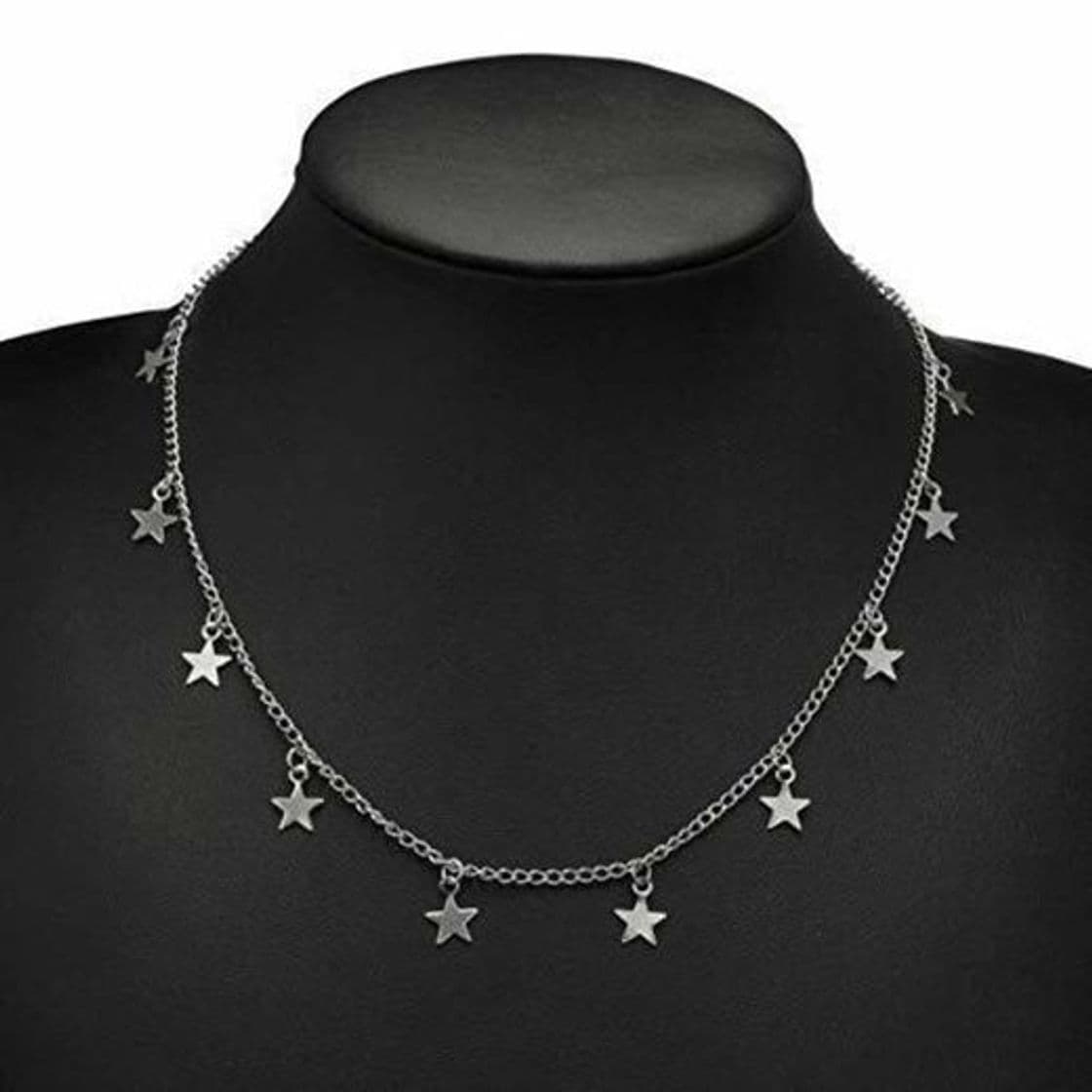 Elemento de la categoría hogar SHANGHAIXIAOTONG Boho Women Chocker Gold Silver Chain Star Choker Collar collana Kolye