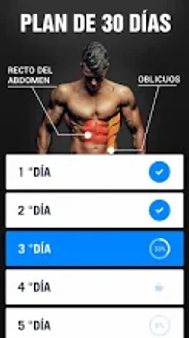 App Abdominales en 30 días 