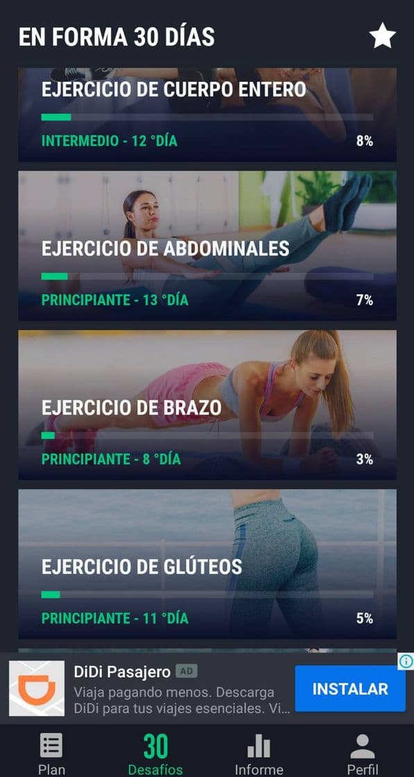 App En forma 30 días 