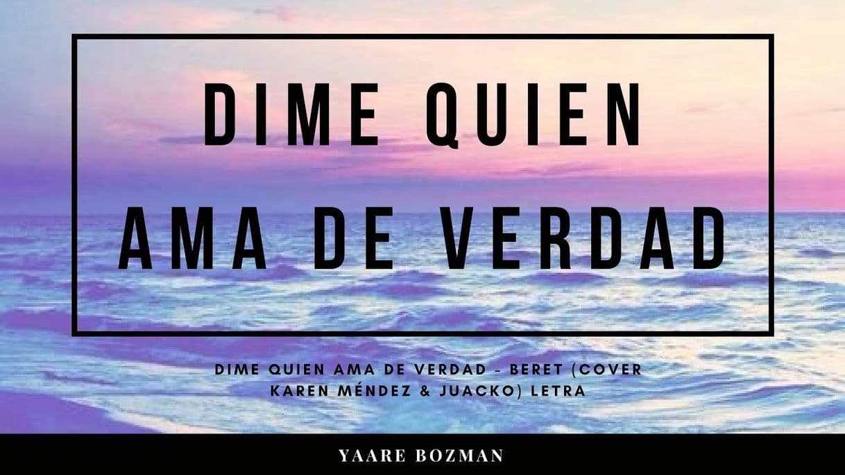 Music Dime quién ama de verdad