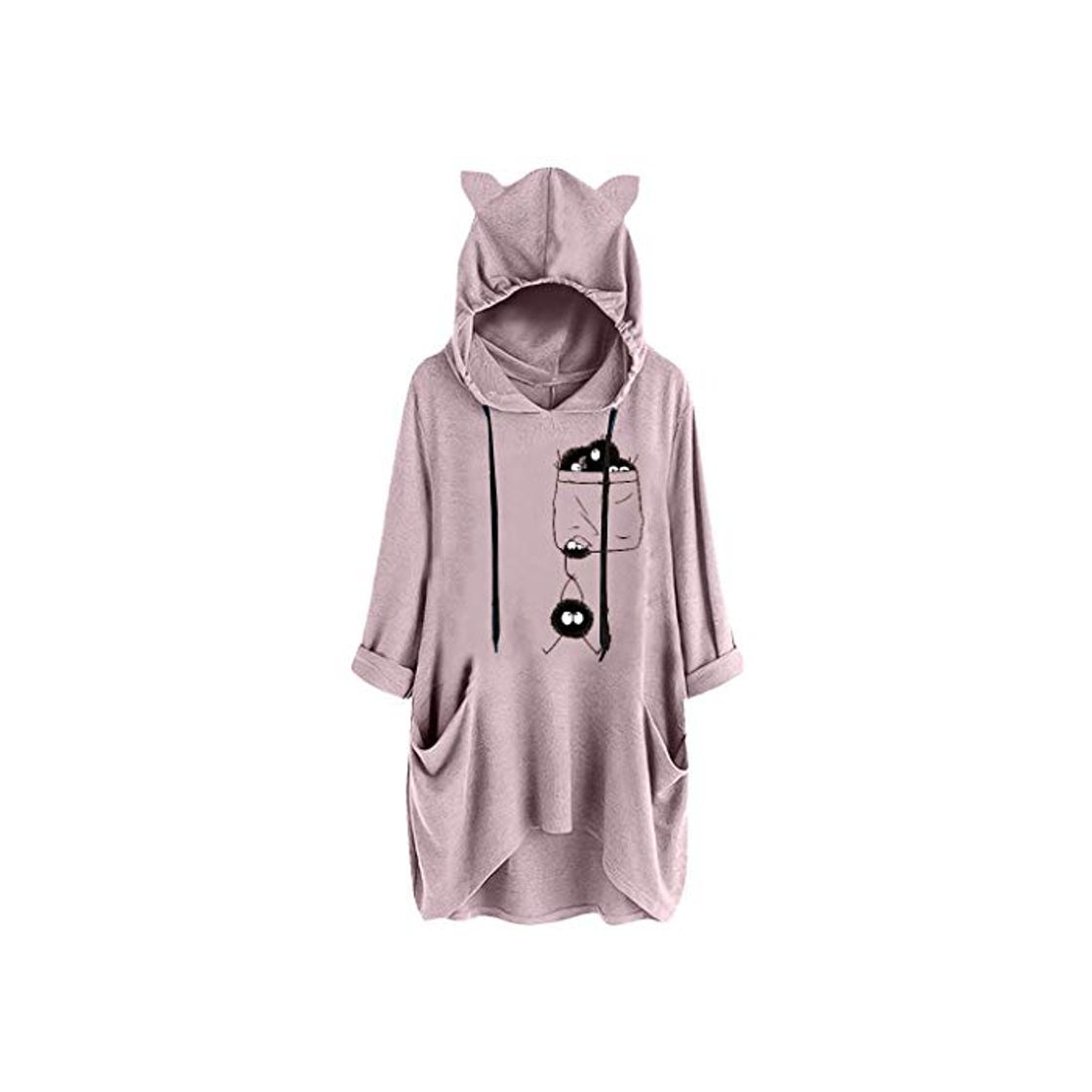 Moda Moda para Mujer Sudaderas con Capucha Ocasionales Sudadera Patchwork Señoras con Capucha Blusa Pullove Sudaderas con Capucha Cortas Mujer Tumblr Grande Hoodie Sudadera con Capucha