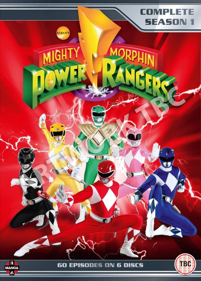 Fashion Mighty Morphin Power Rangers