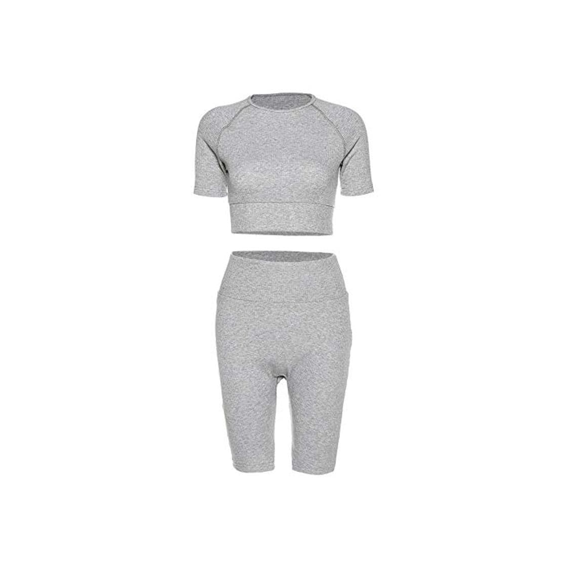 Fashion Running Fitness Yoga Ropa De Entrenamiento De 2 Piezas Conjunto De Gimnasia para Mujer Pantalones Cortos Sin Costuras Pantalones Cortos De Deporte para Mujer Conjunto De Yoga De Fitness Ropa Dep