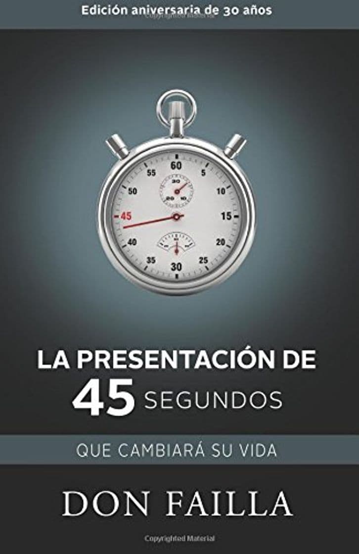 Book La Presentación de 45 Segundos Que Cambiará Su Vida