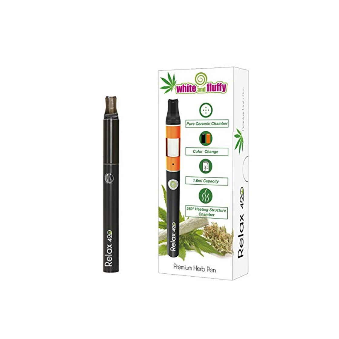 Producto White and Fluffy® vaporizador • Test: 1,6