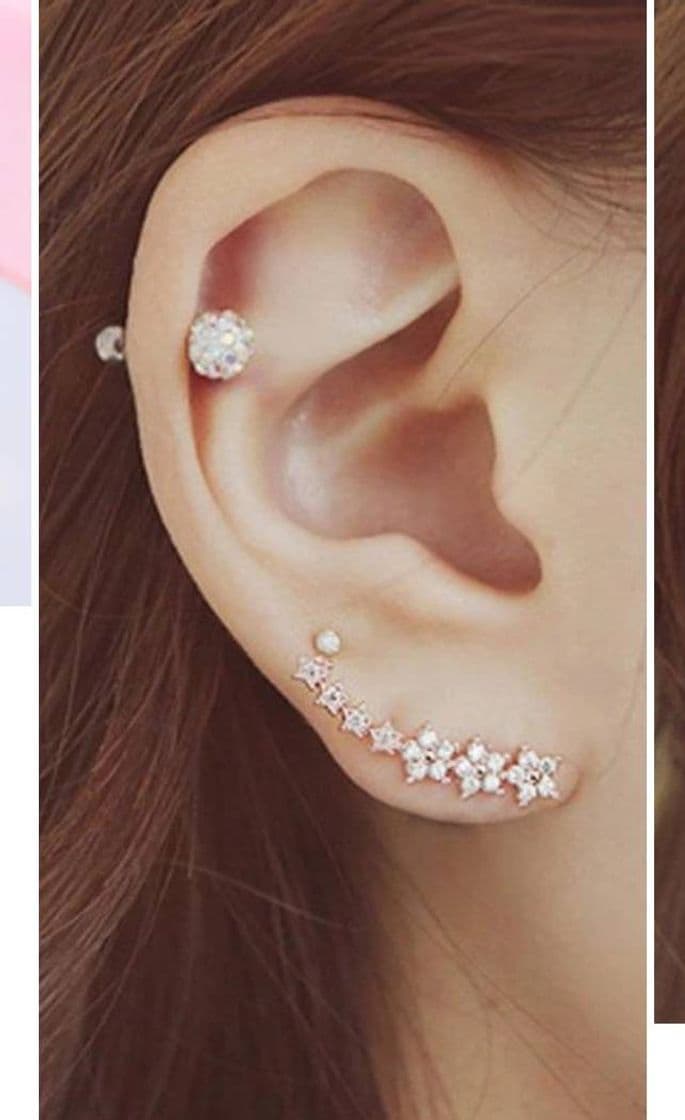 Product Josette Crystal Flower Ear Climber Crawler Earring in Sterling