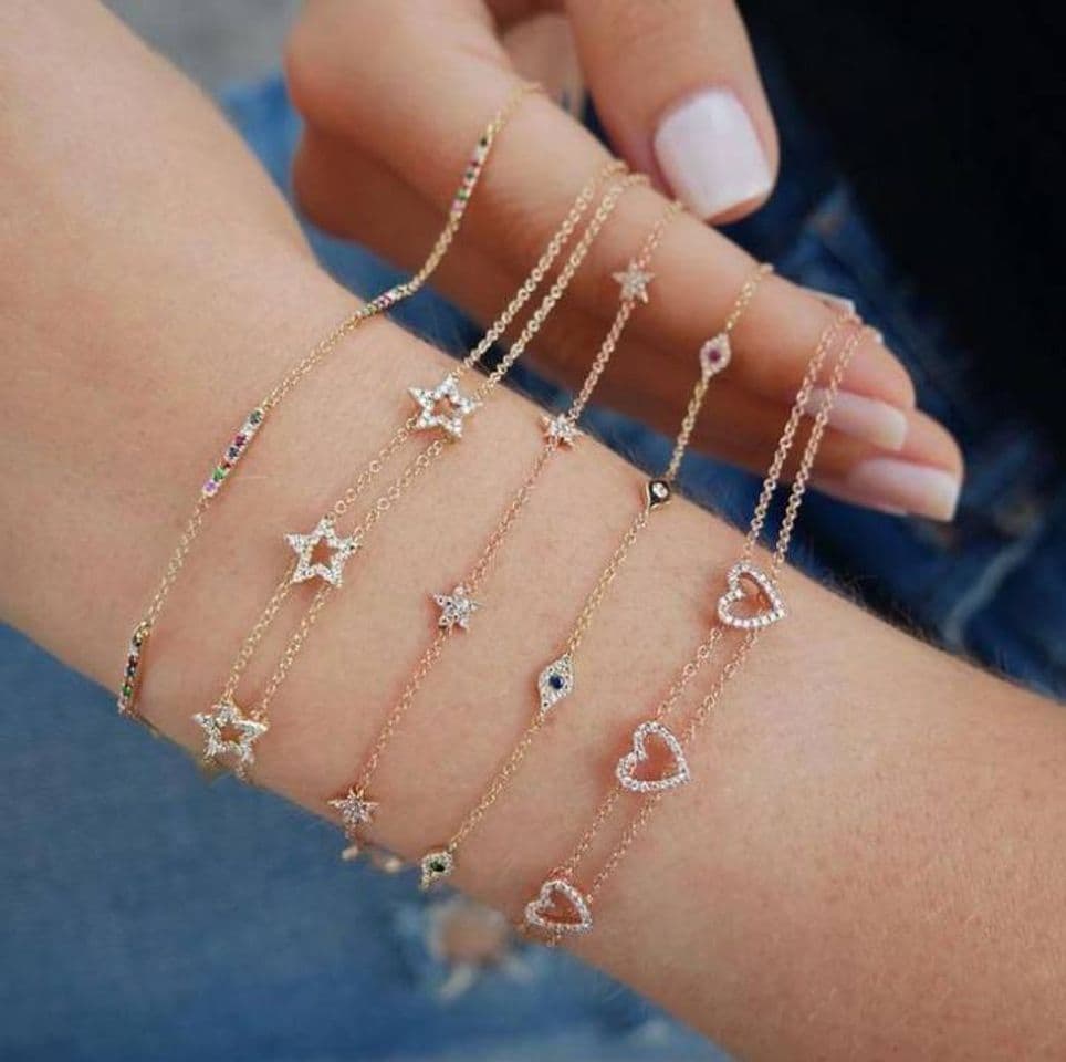 Product 5 mini diamond Star chain bracelet