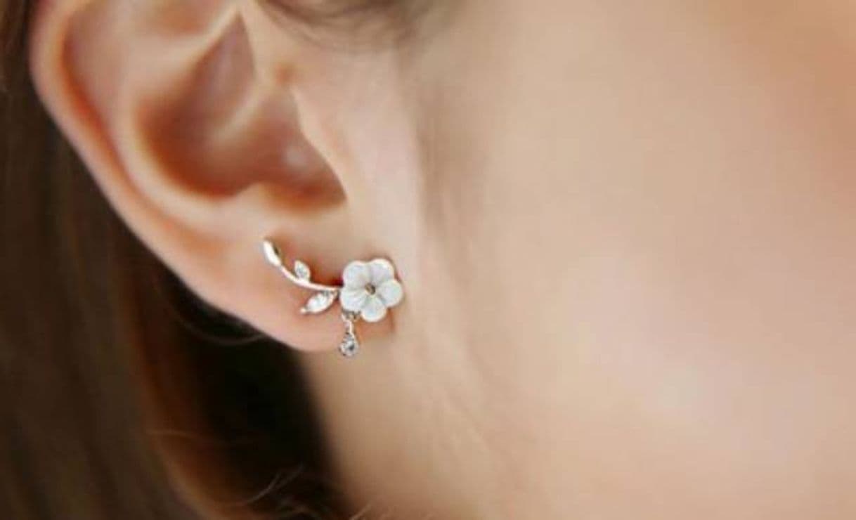 Producto Earring fashion silver shell flower 