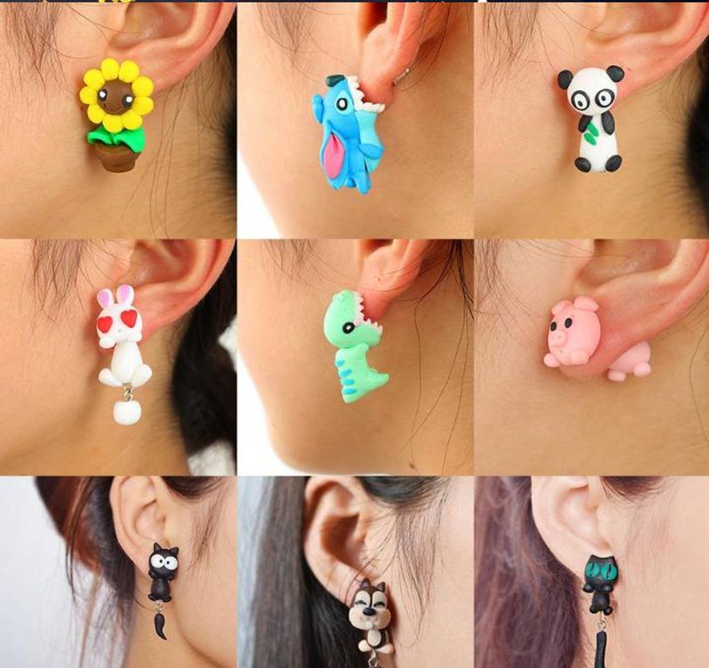 Product Pendientes de Animalitos 3D