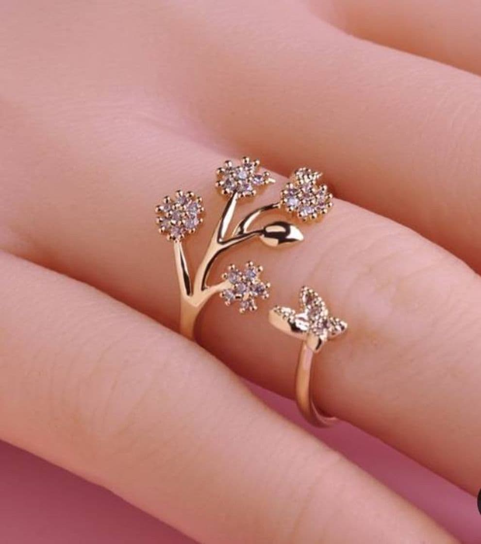 Product Flower couple ring 