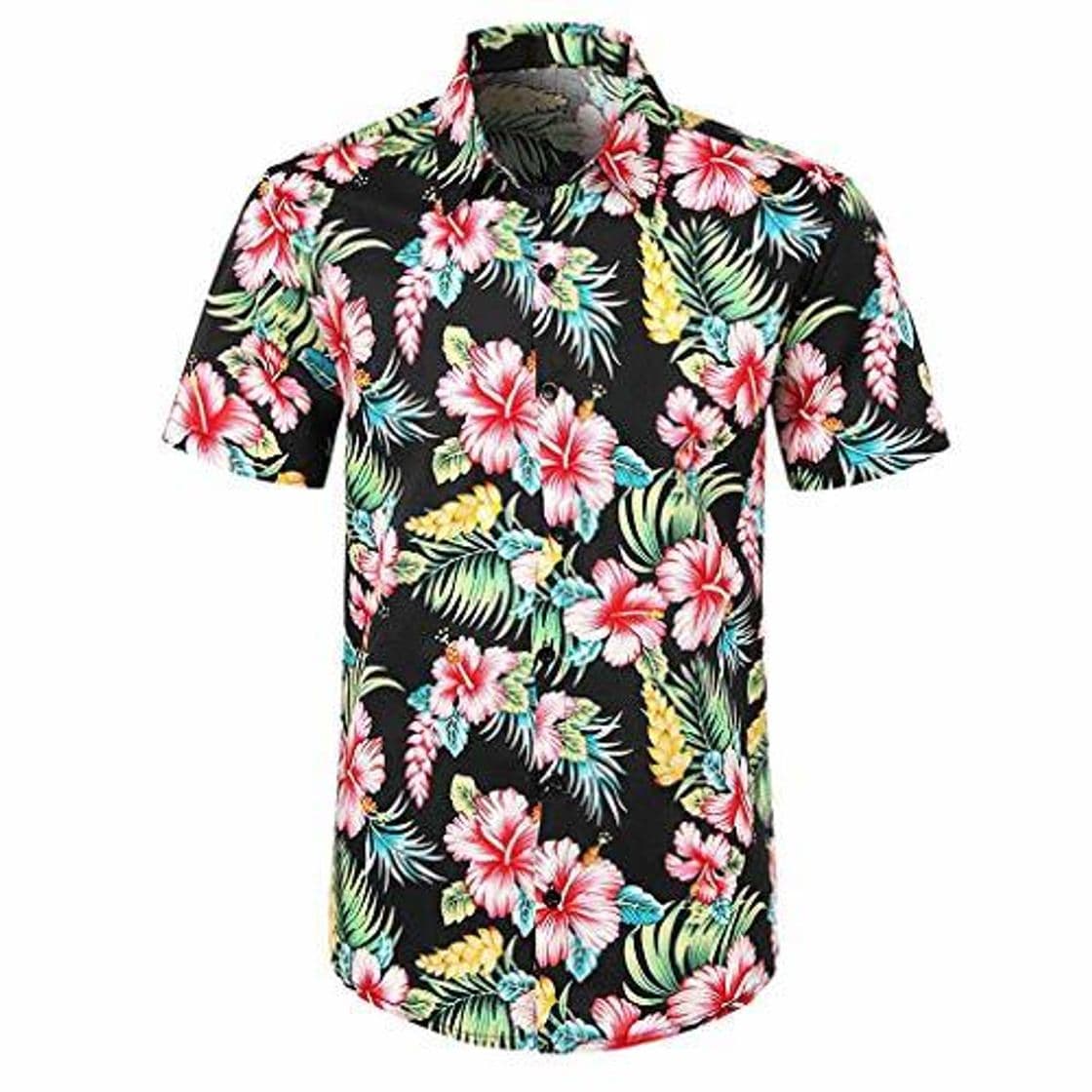 Fashion YEBIRAL Polos Manga Corta Hombre Manga Corta Básico Polo con Botones Camisa