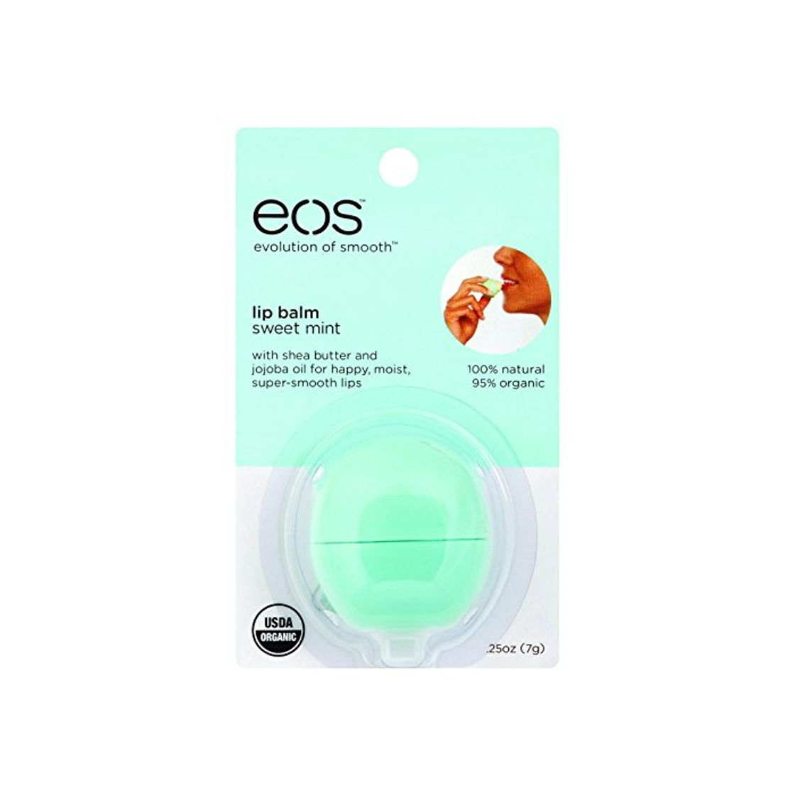 Producto EOS eos Smooth Lip Balm Sfera, dolce Menta 0,25 once