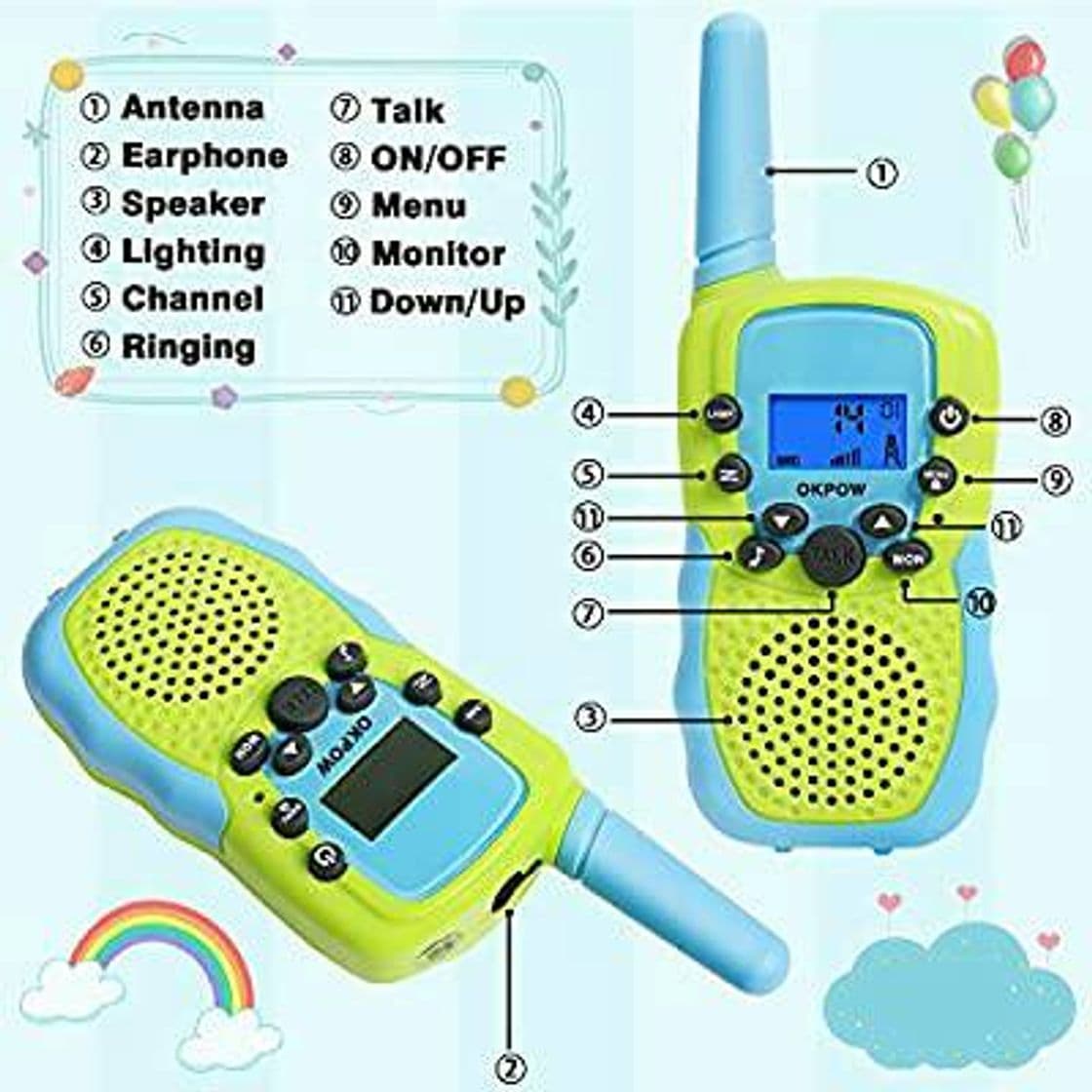 Moda Hip mall Walkie talkies