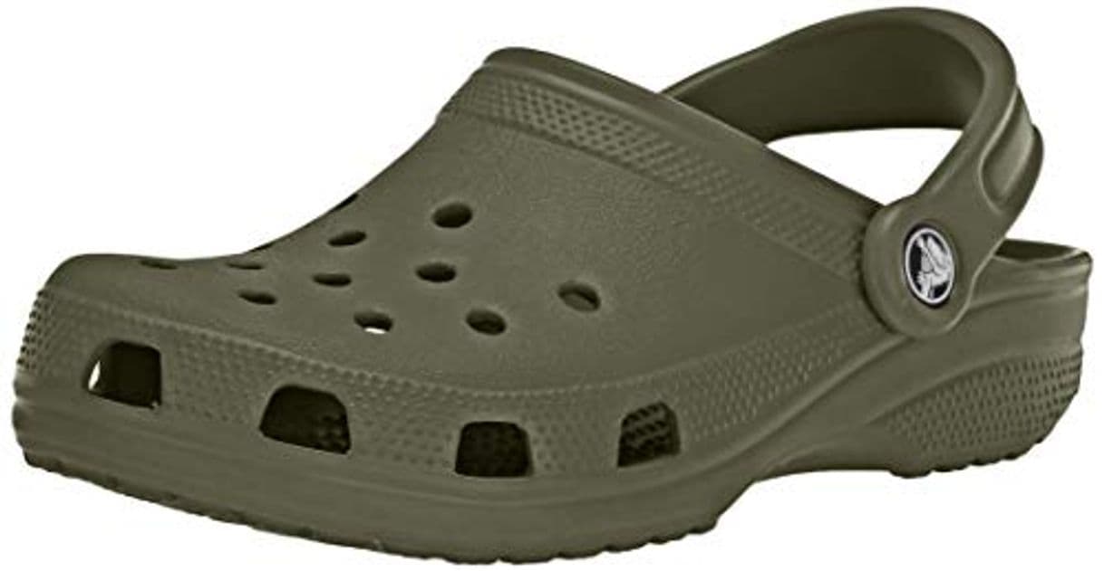 Fashion Crocs Classic U, Zuecos con Correa Trasera Unisex Adulto, Army Green, 45