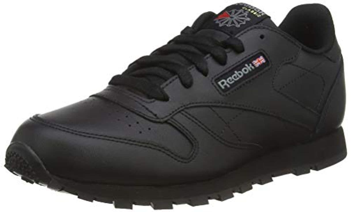 Fashion Reebok Classic Leather, Zapatillas de Trail Running para Niños, Negro