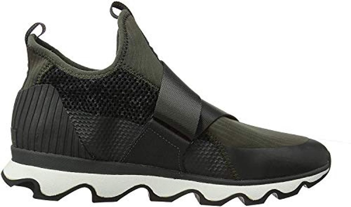 Fashion Sorel Kinetic Sneak, Zapatillas para Mujer, Verde