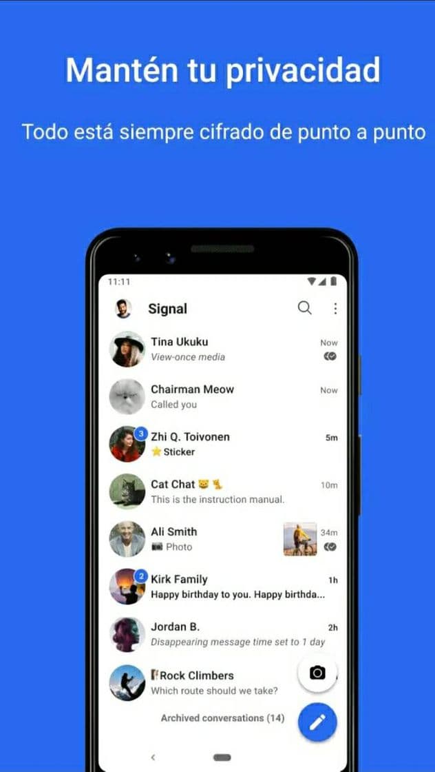 App Signal – Messenger privado