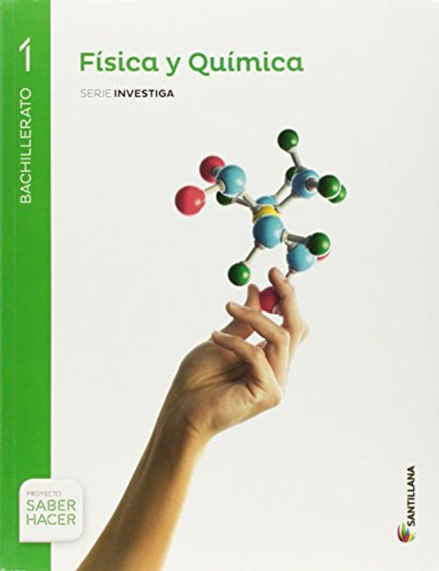 Libro FISICA Y QUIMICA SERIE INVESTIGA 1 BTO SABER HACER