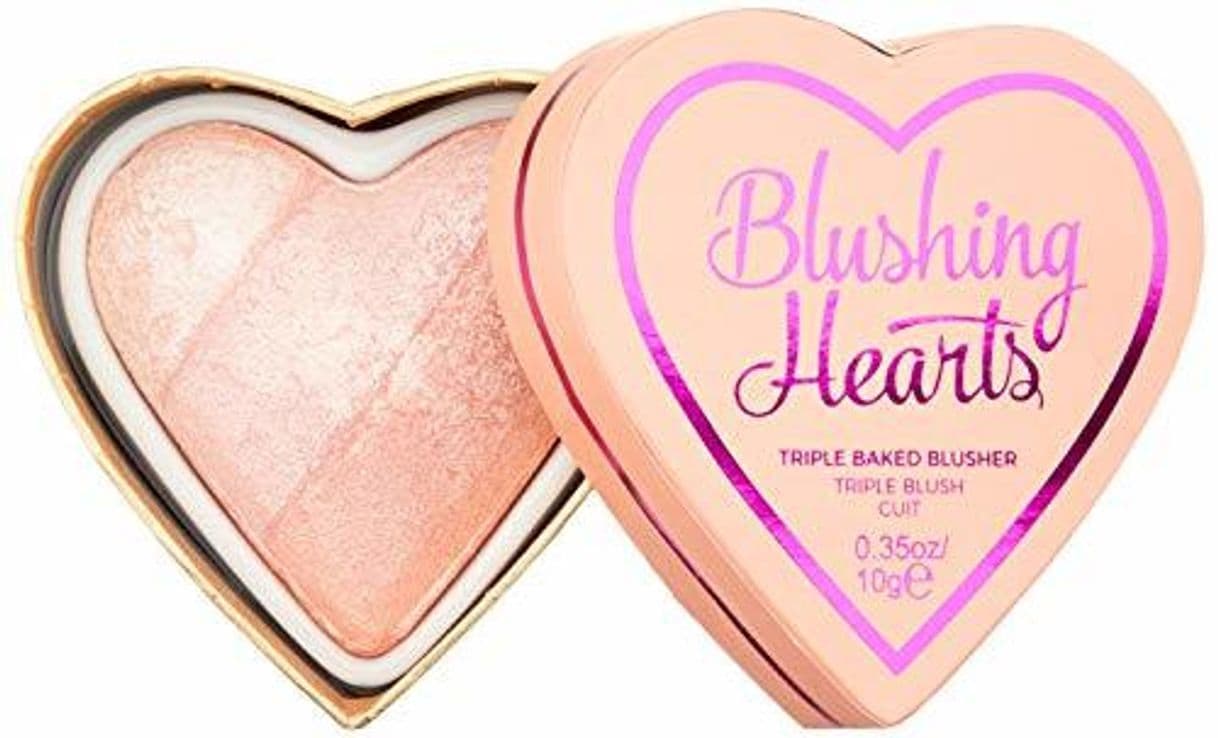 Product Makeup Revolution I Heart Makeup Blushing Hearts Blush Peachy Pink Kisses Róż