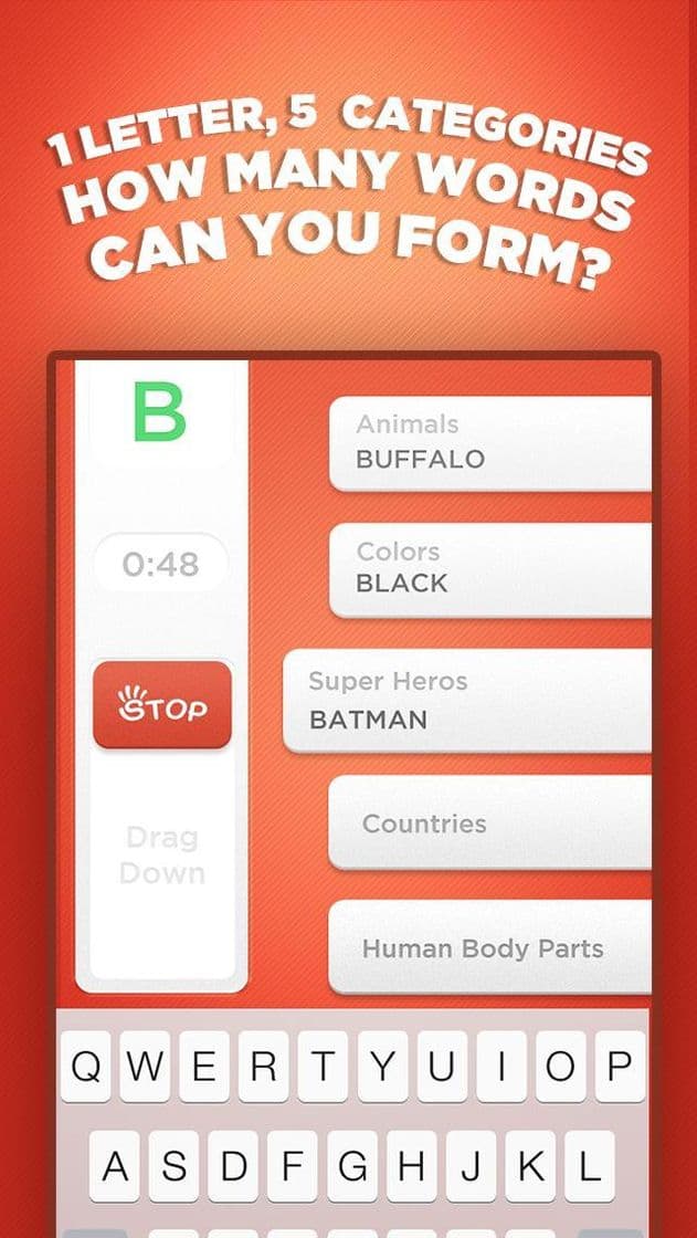 App Stop - Categories Word Game