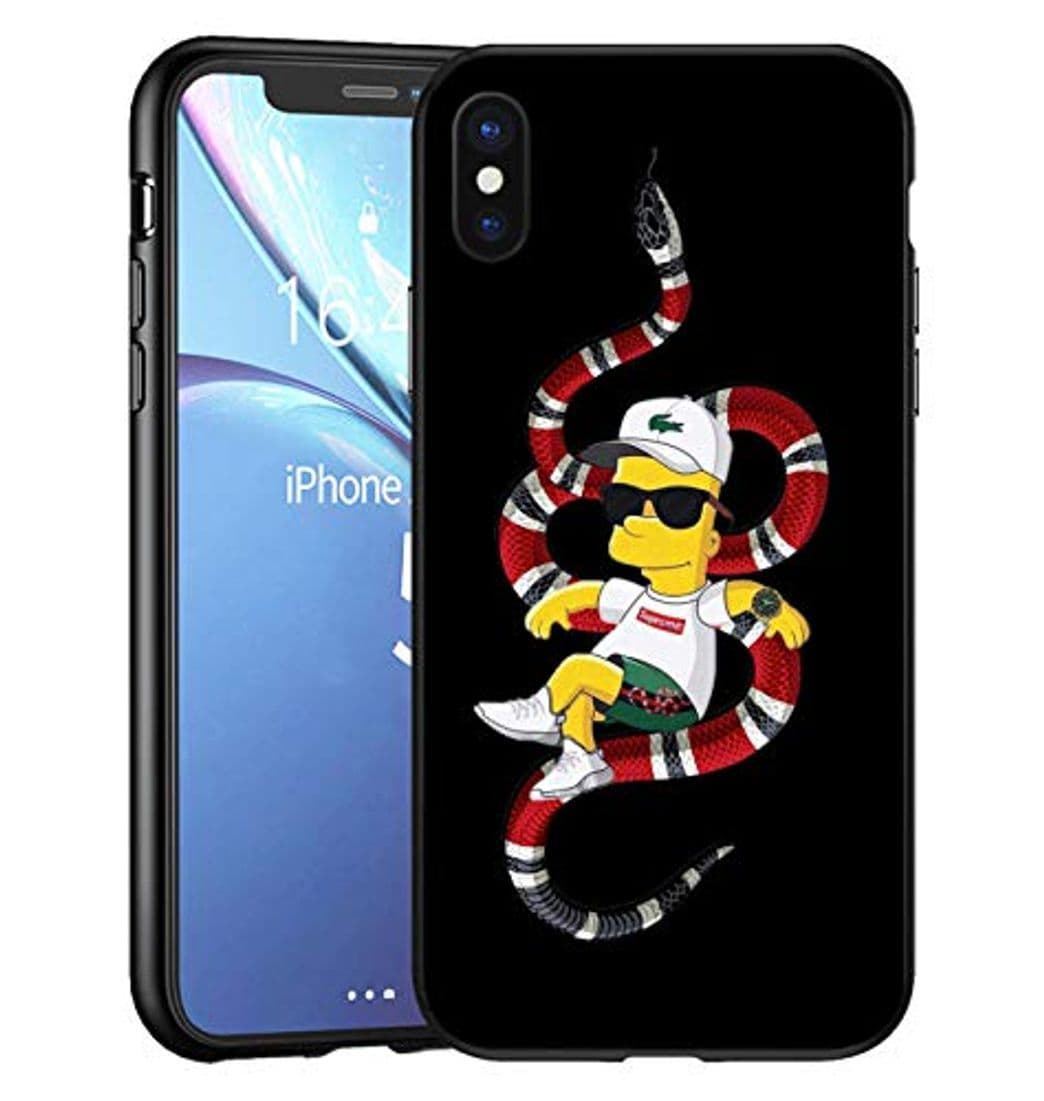 Product Toxdi GG Logo iPhone XR Funda, Carcasa Silicona Protector Anti-Choque Ultra-Delgado Anti-arañazos