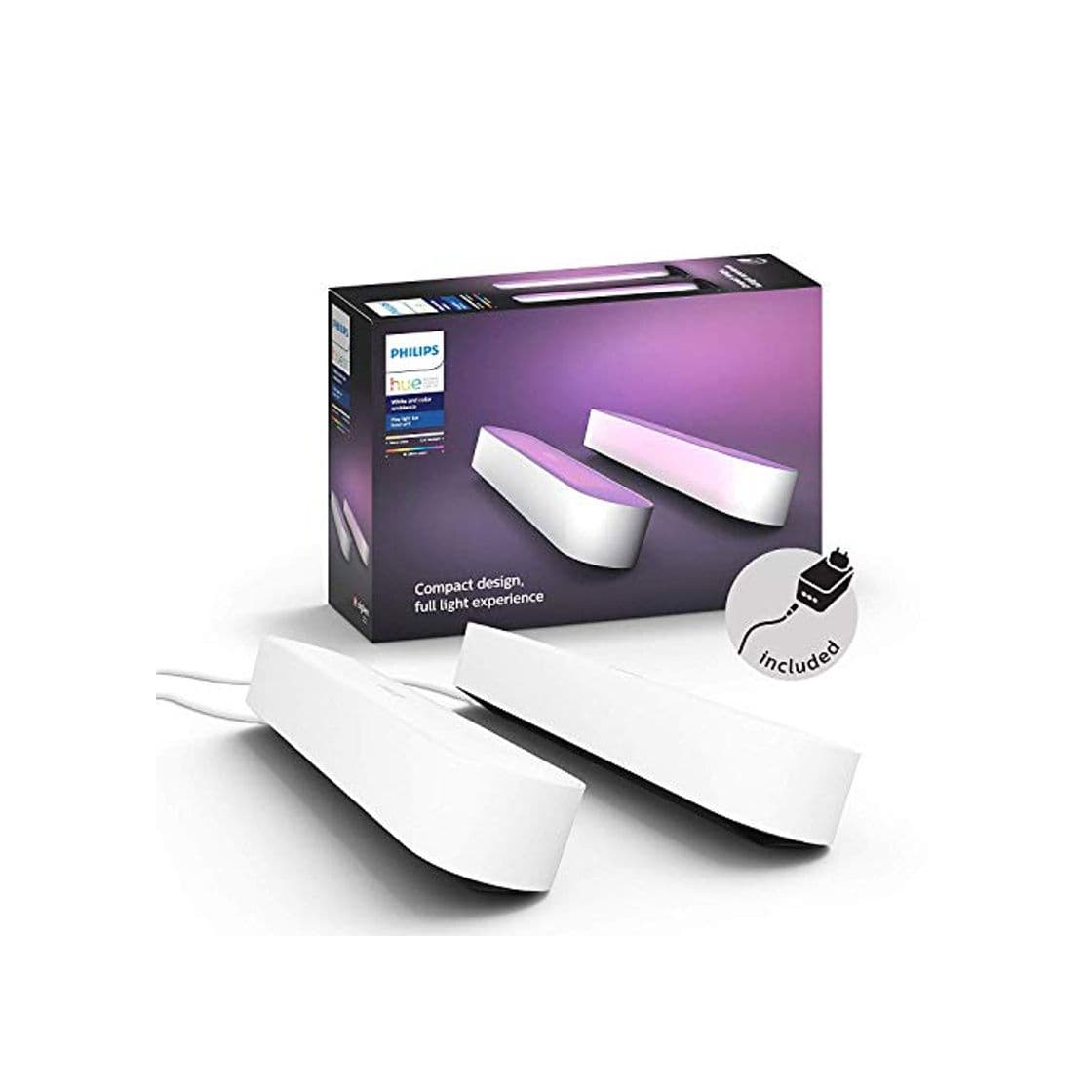 Producto Philips Hue Play Barra de luz regulable compatible con Amazon Alexa, Apple