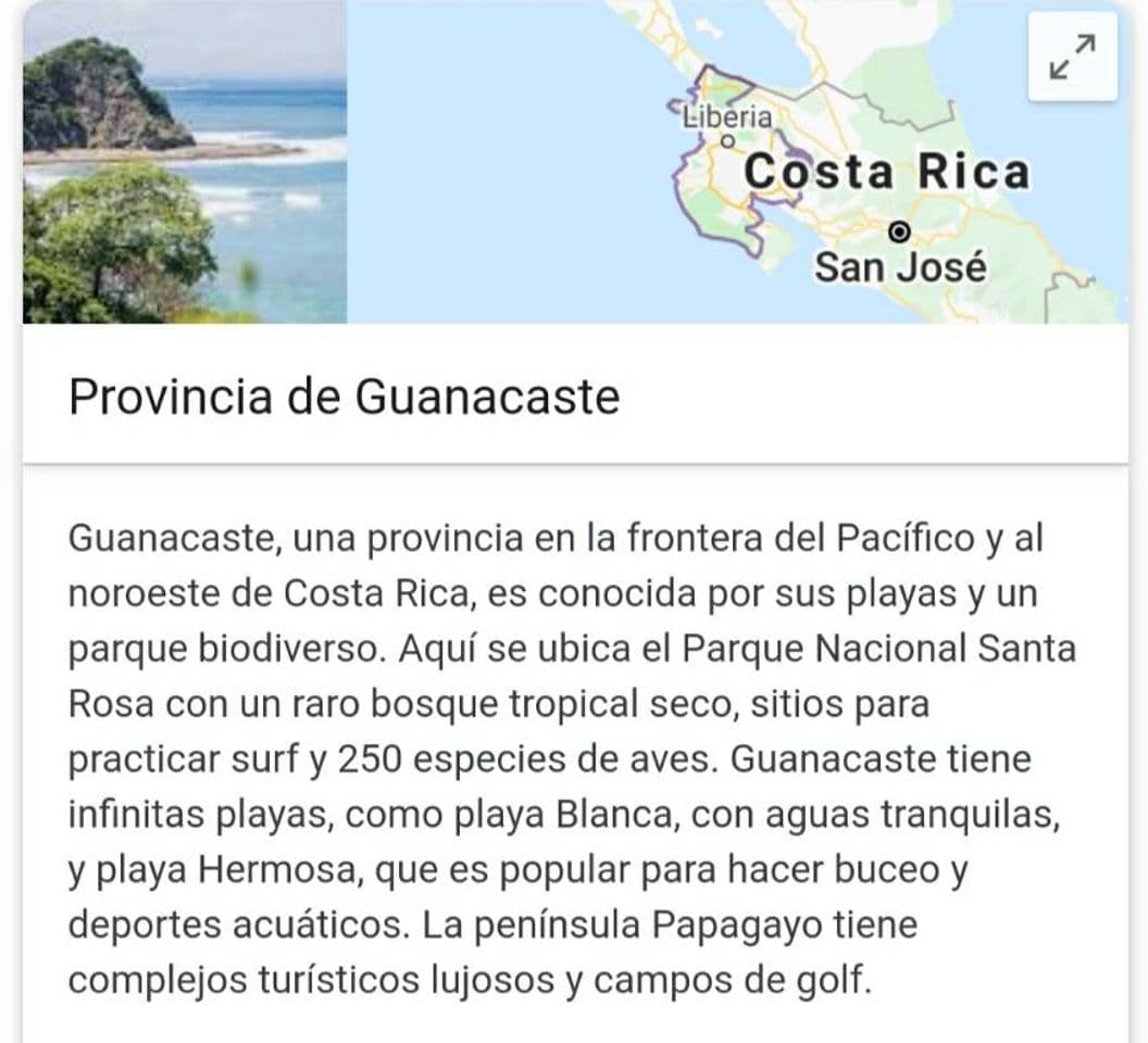 Place Guanacaste