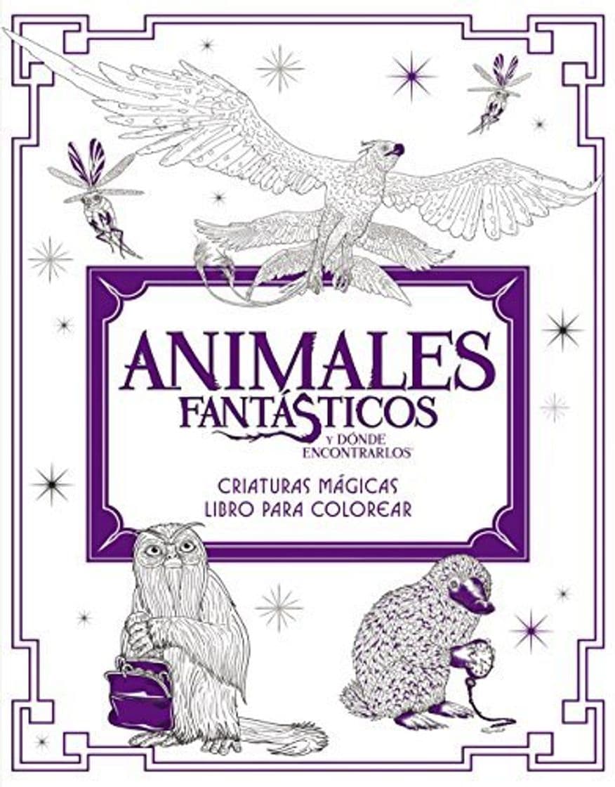 Book Animales Fantasticos y Donde Encontrarlos: Criaturas Magicas. Libro Para Colorear