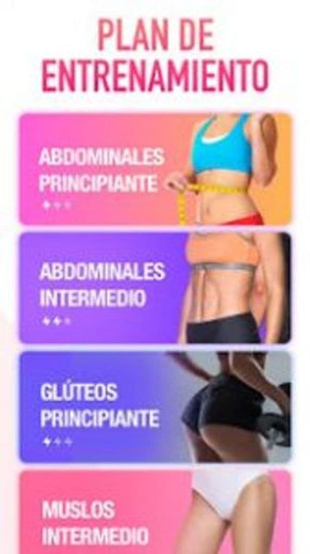 App Fitness femenino: Entrenamiento para Mujeres 