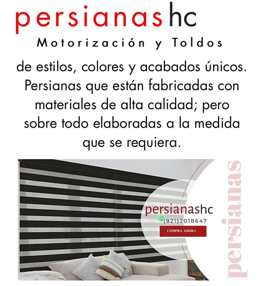 Moda Fábrica de persianas hechas a la medida.