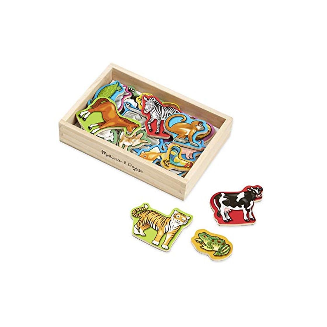 Producto Melissa & Doug- Animales Magnéticos de Madera, Multicolor