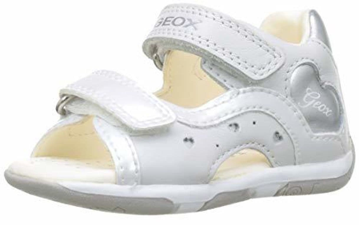 Product Geox Baby Tapuz Girl, Sandalias para Bebés, Blanco