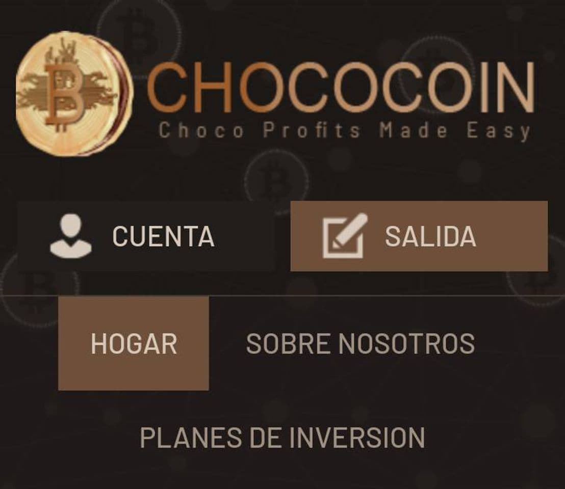 Moda Sigue este link https://chococoin.biz/?ref=Mariosalo10