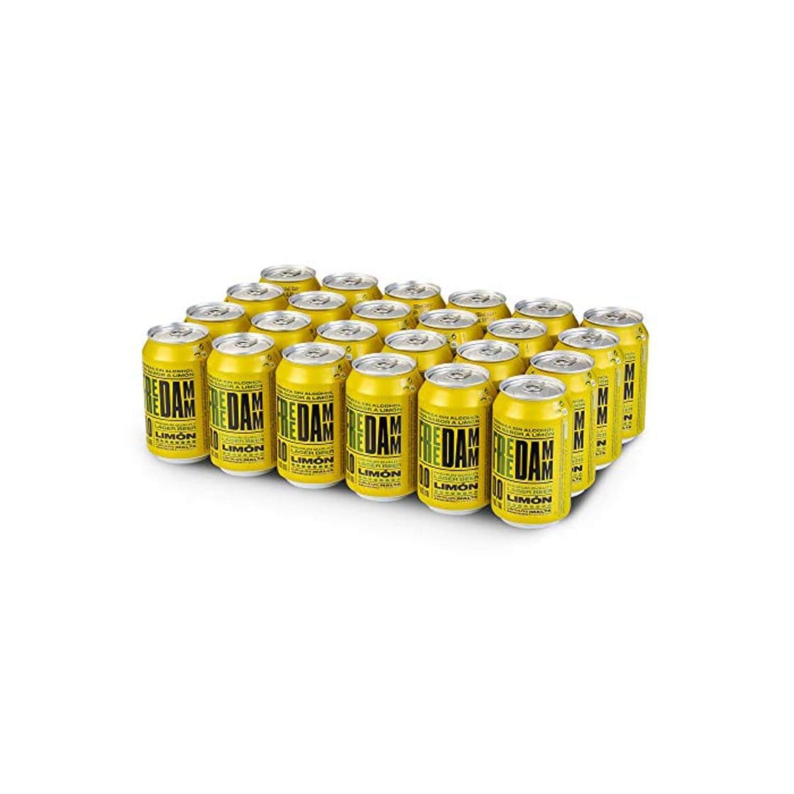 Producto Free Damm Cerveza Limón - Paquete de 24 x 330 ml -