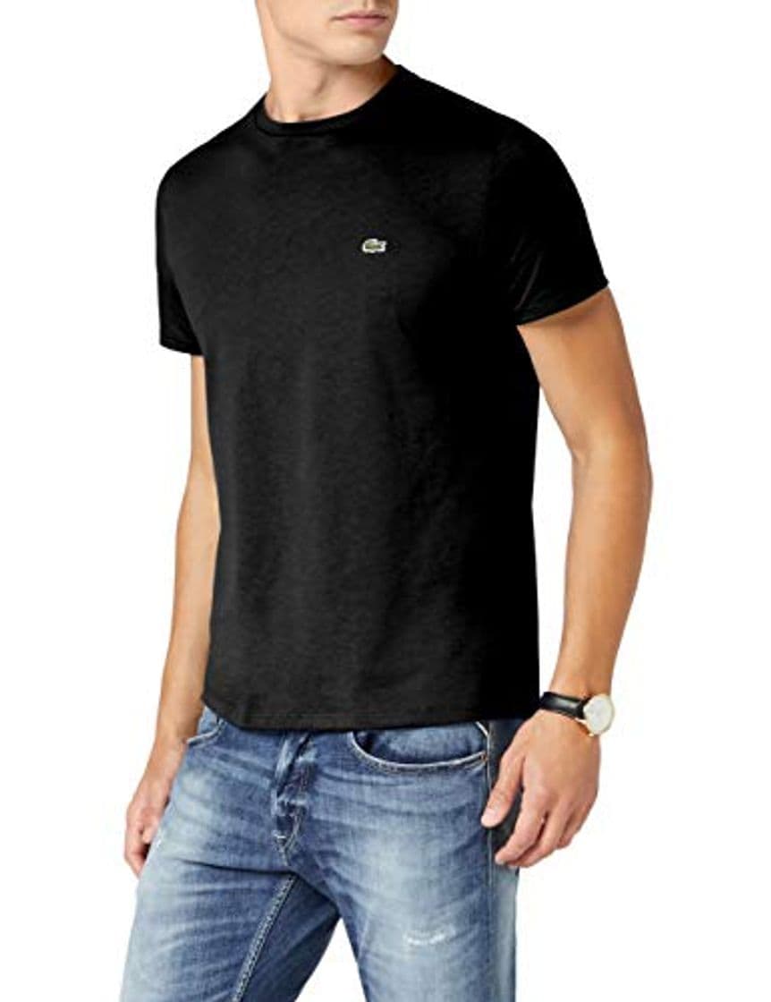 Fashion Lacoste TH6709, Camiseta para Hombre, Negro